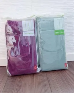UNIQLO レギンス 100サイズ 2点セット　裏起毛　リラックスフィットのサムネイル
