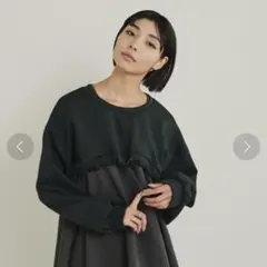 スミスタイル　クロップドトップス付きワンピースのサムネイル