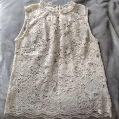 【美品】REDYAZEL レディアゼル【FREE】レースノースリーブブラウス