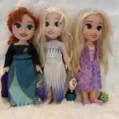 コストコ　アナと雪の女王　ラプンツェル　人形　ディズニー　トドラードール