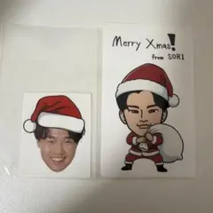 佐賀バルーナーズ　内尾聡理　カード　ステッカー　クリスマス