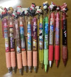 ご当地キティ♡シャープペンシル4本とボールペン7本のセット