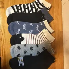 6足セット 猫デザインソックス