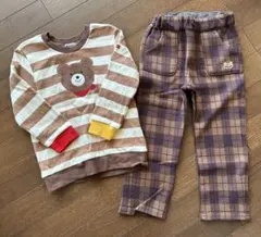 ミキハウス　ホットビスケッツ　上下セット　100