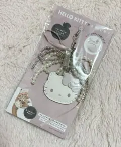 【新品未開封】ハローキティ×BRILMY ミラー付きビーズストラップ
