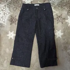 レディース 黒 パンツ カジュアル ブラック