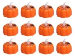 ✨12個セット✨ハロウィンキャンドル 蜘蛛の巣 ハロウィン パーティー お洒落のサムネイル