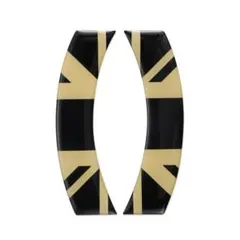 MINI ナビ　サイドステッカー　ブラックジャック（黒・金）