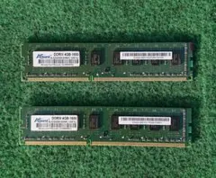 ASint 8GB (4GB x 2枚) デスクトップ用　メモリー