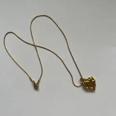 ハート　ゴールドネックレス