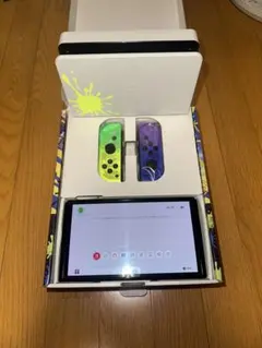 美品　Nintendo Switch(有機EL) スプラトゥーン3エディション