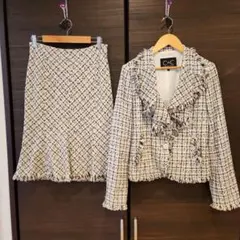 クードシャンス　スーツ　ツイード