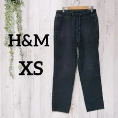 H&M スリムフィットパンツ グレー XS ウエストゴム