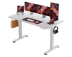 ErGear 電動 オフィスワークテーブル 昇降式　幅140cm 耐荷重80kgのサムネイル