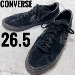CONVERSE ブラック　スニーカー　ワンスターロゴ　メンズ　26.5cm