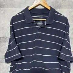 OLDNAVY クラシックポロシャツ　半袖　ボーダーポロ　ビックサイズ　XL