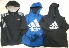 アディダス　トレーナーパーカー3枚セット 150 まとめ売り