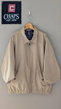 90s CHAPS RALPH LAUREN スイングトップ ベージュ L