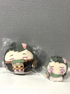 鬼滅の刃 竈門禰豆子 はぐキャラ ふわコロりん 2種セット