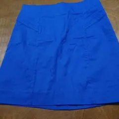 ZARA BASIC 渋青色のミニスカート