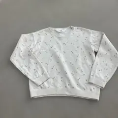 H&M キッズ トレーナー 星柄 ベージュ 122/128