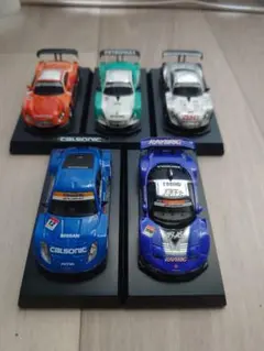 SUPER GT ミニカー 5台セット　京商　カルソニック　RAYBRIG