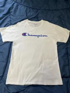Champion Tシャツ Mサイズ ビッグロゴ ホワイト 白 半袖