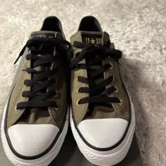 コンバース　オールスター　26.5センチ　オリーブ　キャンバス