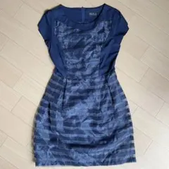 半袖 ひざ丈ワンピース オケージョン 結婚式