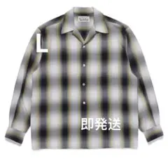 訳あり　ワコマリア オンブレチェックシャツ 長袖 ホワイトLサイズ Amazon.co.jp: [OURECO] WACKO MARIA ワコマリア シャツ 長袖