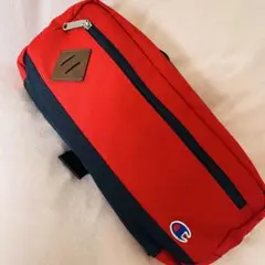 Champion ボディバッグ レッド ウエストポーチ