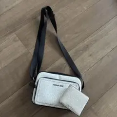 MICHAEL KORS グレー ショルダーバッグと財布セット