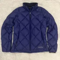 モンベル 800FPライトアルパインダウンジャケット ブルー S