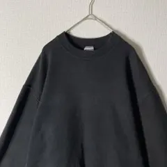 90s jerzees 262 肉厚 スウェット 無地 plain 黒 M