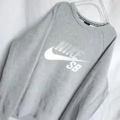 NIKESB ナイキ ビッグロゴ スウェット スケーター トレーナー グレー