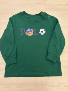 Ralph Lauren ポロベア緑長袖Tシャツ 12M 80サイズ