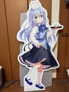 ご注文はうさぎですか?　チノ　等身大パネル チノ 等身大パネル 「ご注文はうさぎですか?展」 福岡会場受注