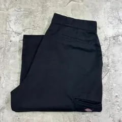 タ*ク様 ディッキーズ　ダブルニー　ストリート　ワークパンツ　古着　ブラック　黒