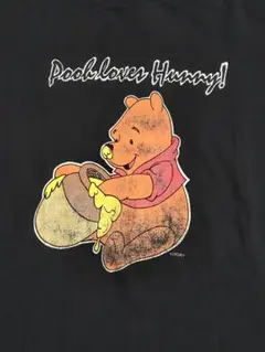 90s ディズニーヴィンテージTシャツ プーさん シングルステッチ