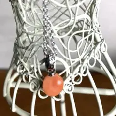サンゴ　ネックレス　美品　天然石
