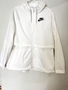 Nike ホワイト ナイロンジャケット