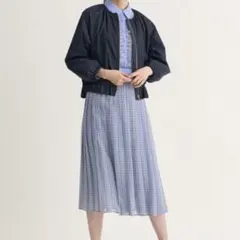 ANAYI アナイ 撥水タフタブルゾン ネイビー ジャンパー ジャケット 春