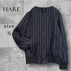 HARE ストライプデザイン カジュアル ジャケット ブルゾン S