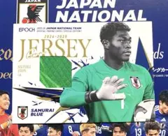 EPOCH サッカー日本代表SE 2025ー26 鈴木彩艶 ジャージカード2色