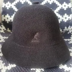 KANGOL ブラック バケットハット