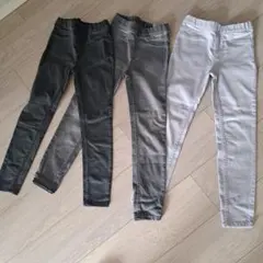 3枚セット　新品未使用　H&M　キッズ　子供　スボン　デニム　120