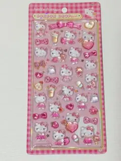 正規品　ボンボンドロップシール　キティ　ピンク　サンリオ　第二弾
