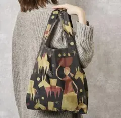 KALDI エコバッグ ブラック　2026 馬