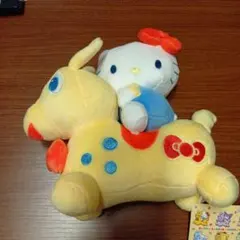 【新品】ロディ×サンリオキャラクターズ ペアぬいぐるみ キティちゃん