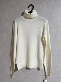 【新品】極上 洗える ウール100 リブタートル